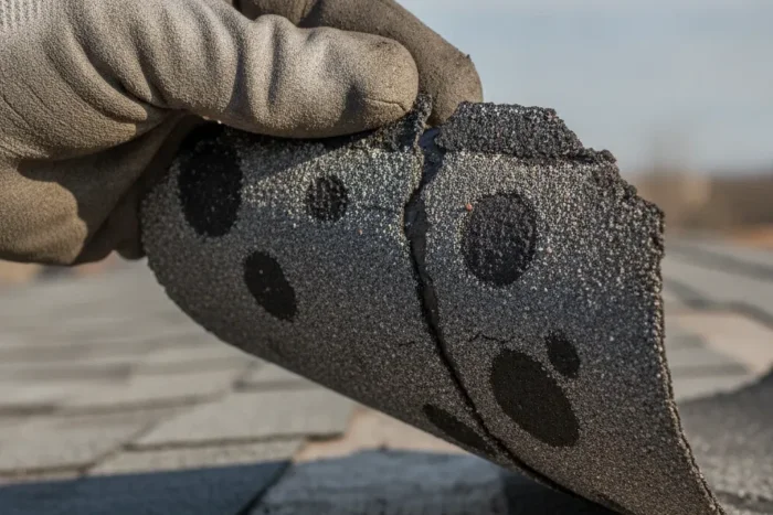 Damaged Shingle Example